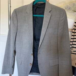J. Crew Thompson Men's Gray Wool Blazer